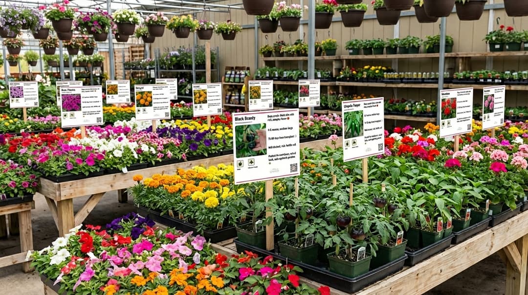 Benchmark at Garden Center