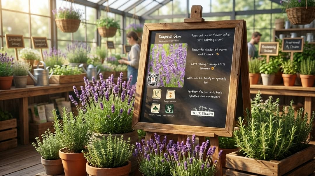 Chalkboard Design at Garden Center